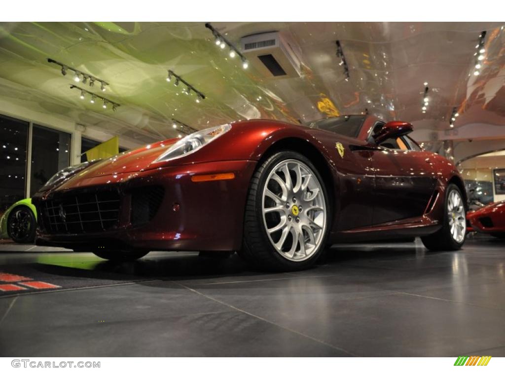 2007 599 GTB Fiorano F1 - Dark Red Metallic / Tan photo #11