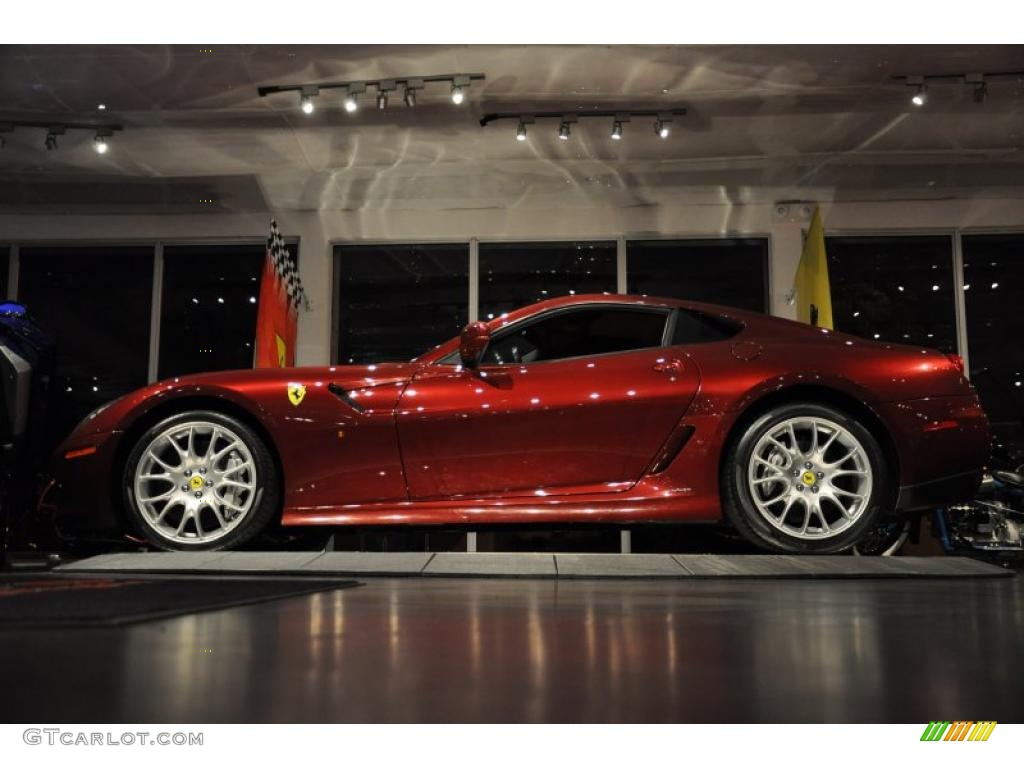 2007 599 GTB Fiorano F1 - Dark Red Metallic / Tan photo #35