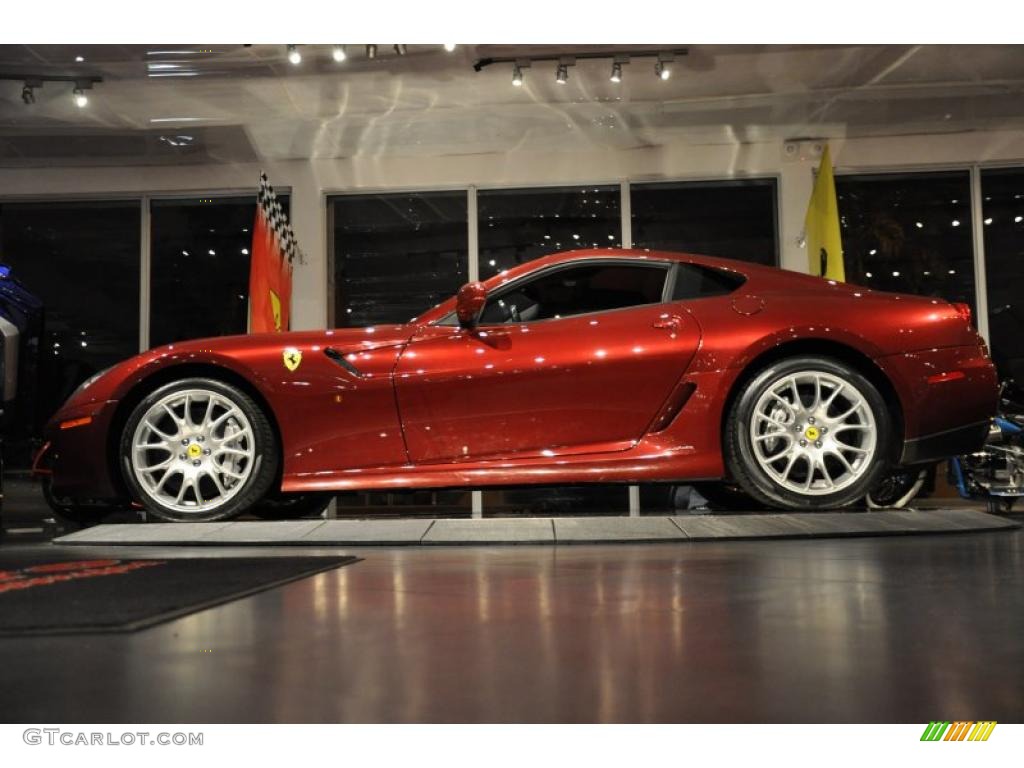 2007 599 GTB Fiorano F1 - Dark Red Metallic / Tan photo #39
