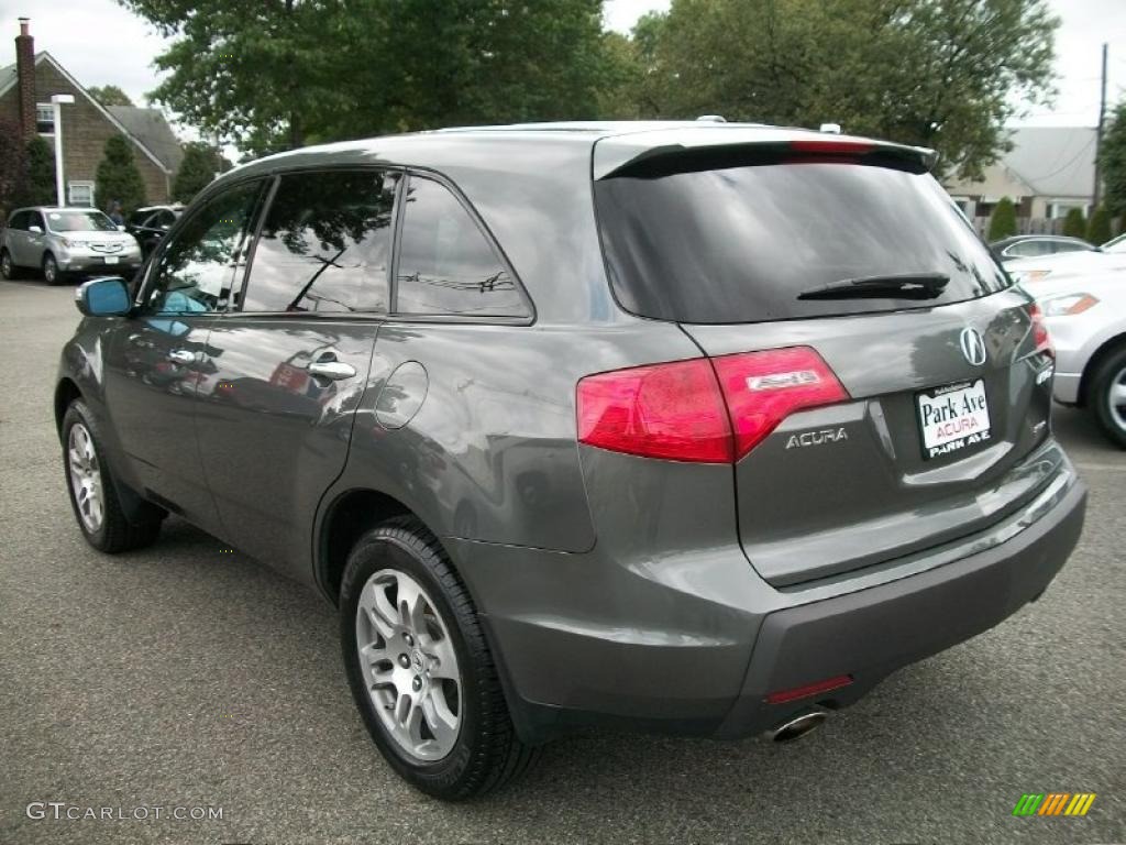 2007 MDX  - Nimbus Gray Metallic / Ebony photo #5