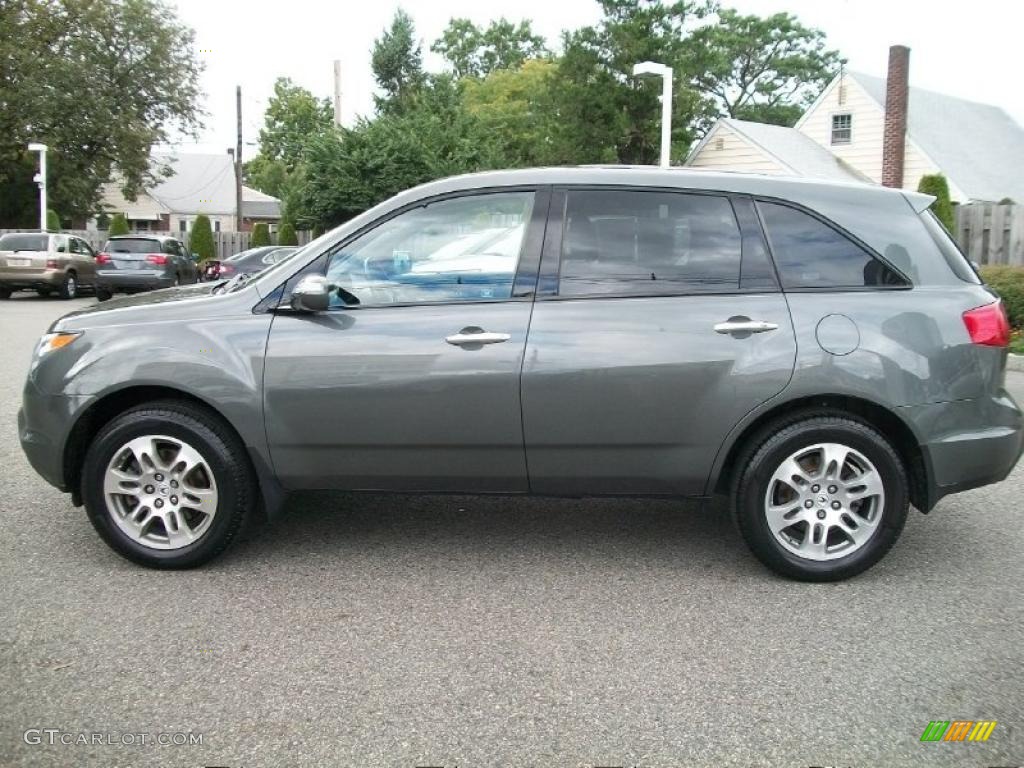 2007 MDX  - Nimbus Gray Metallic / Ebony photo #6