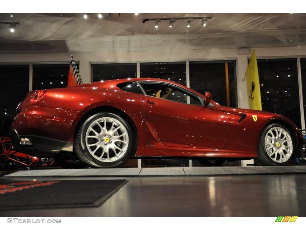 2007 599 GTB Fiorano F1 - Dark Red Metallic / Tan photo #54