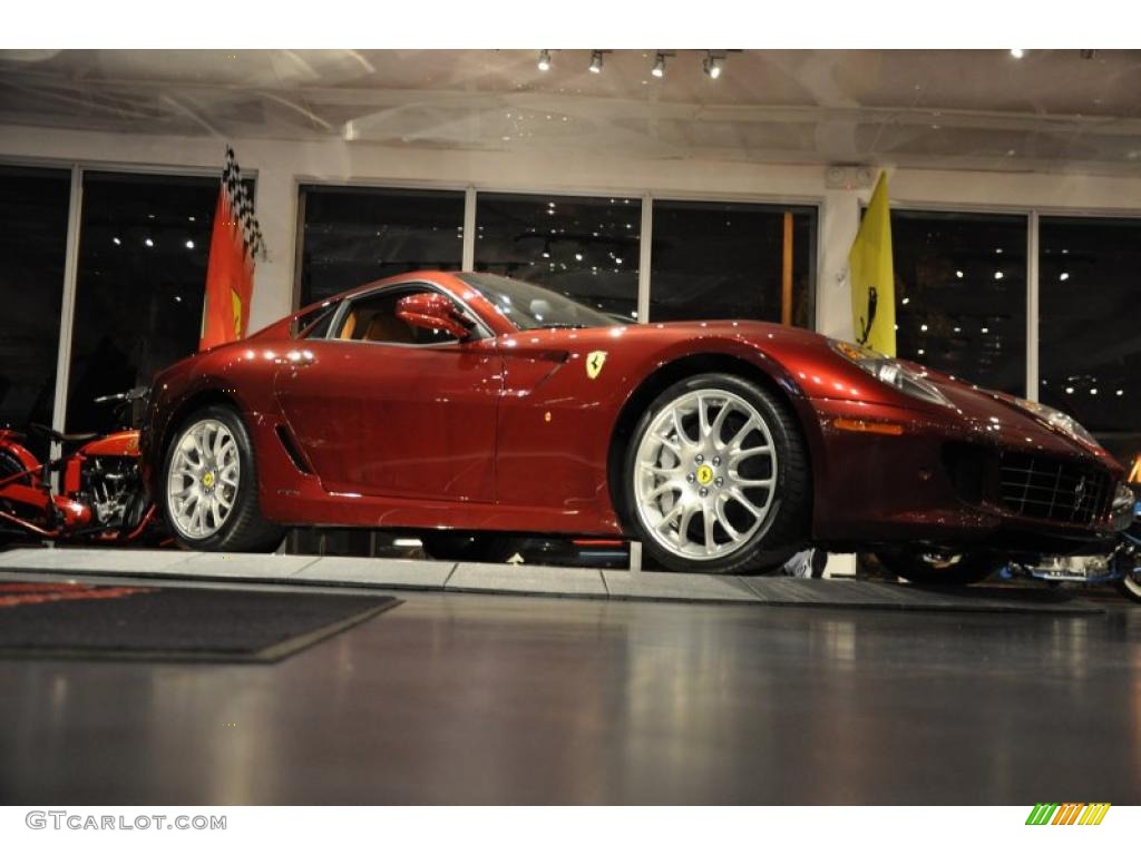 2007 599 GTB Fiorano F1 - Dark Red Metallic / Tan photo #60