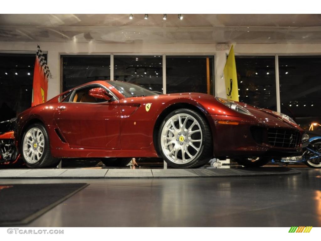 2007 599 GTB Fiorano F1 - Dark Red Metallic / Tan photo #61