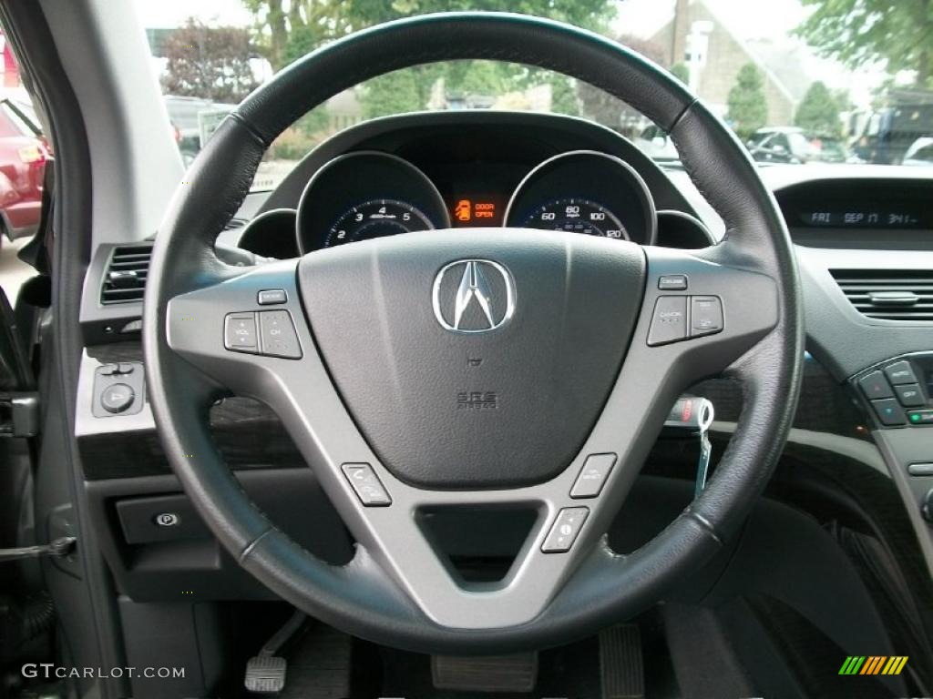 2007 MDX  - Nimbus Gray Metallic / Ebony photo #14