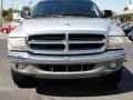 2002 Bright Silver Metallic Dodge Dakota SLT Quad Cab 4x4  photo #2