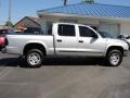 2002 Bright Silver Metallic Dodge Dakota SLT Quad Cab 4x4  photo #7