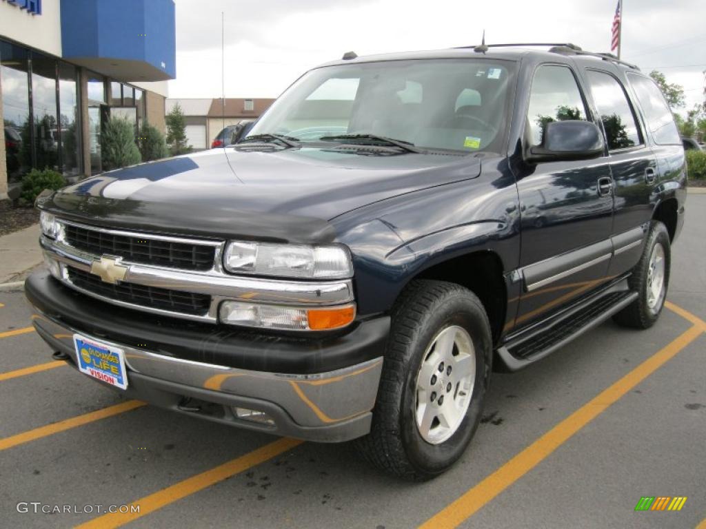 2004 Tahoe LT 4x4 - Dark Blue Metallic / Gray/Dark Charcoal photo #9