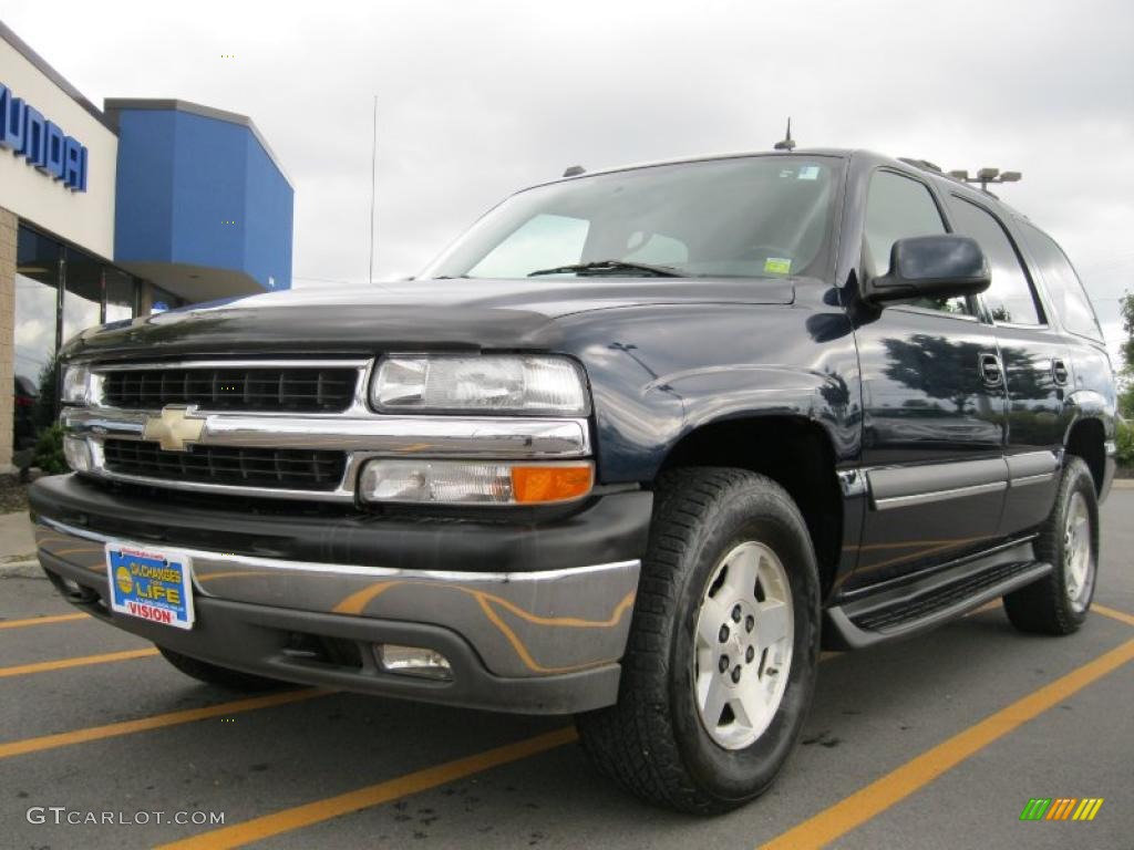 2004 Tahoe LT 4x4 - Dark Blue Metallic / Gray/Dark Charcoal photo #10