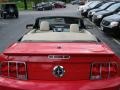 2007 Torch Red Ford Mustang V6 Deluxe Convertible  photo #9