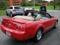 2007 Torch Red Ford Mustang V6 Deluxe Convertible  photo #13