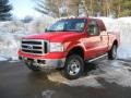 2006 Red Clearcoat Ford F250 Super Duty FX4 SuperCab 4x4  photo #8