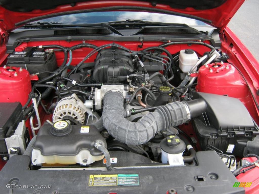 2007 Mustang V6 Deluxe Convertible - Torch Red / Medium Parchment photo #17