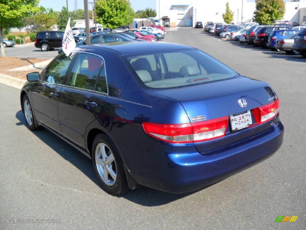 2003 Accord EX Sedan - Eternal Blue Pearl / Gray photo #2