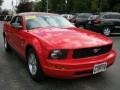 2007 Torch Red Ford Mustang V6 Deluxe Convertible  photo #25