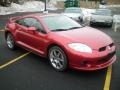 2008 Rave Red Mitsubishi Eclipse SE Coupe  photo #1