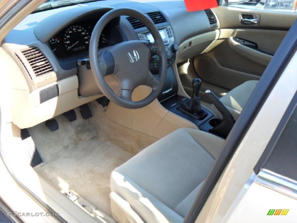 2006 Accord LX Sedan - Desert Mist Metallic / Ivory photo #23