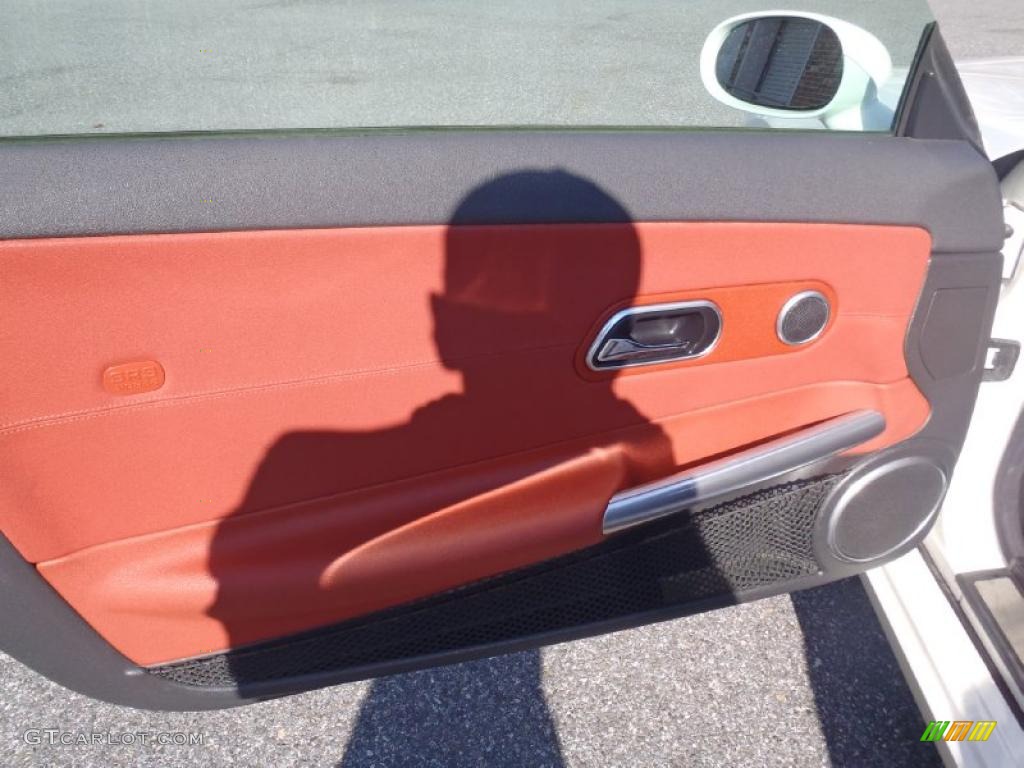 2005 Chrysler Crossfire Limited Roadster Dark Slate Grey/Cedar Door Panel Photo #36740064