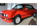 1992 Brilliant Red BMW 3 Series 318i Convertible  photo #4