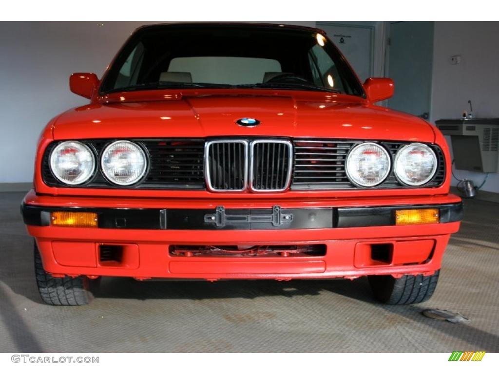 1992 3 Series 318i Convertible - Brilliant Red / Tan photo #5