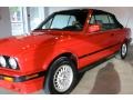 1992 Brilliant Red BMW 3 Series 318i Convertible  photo #9