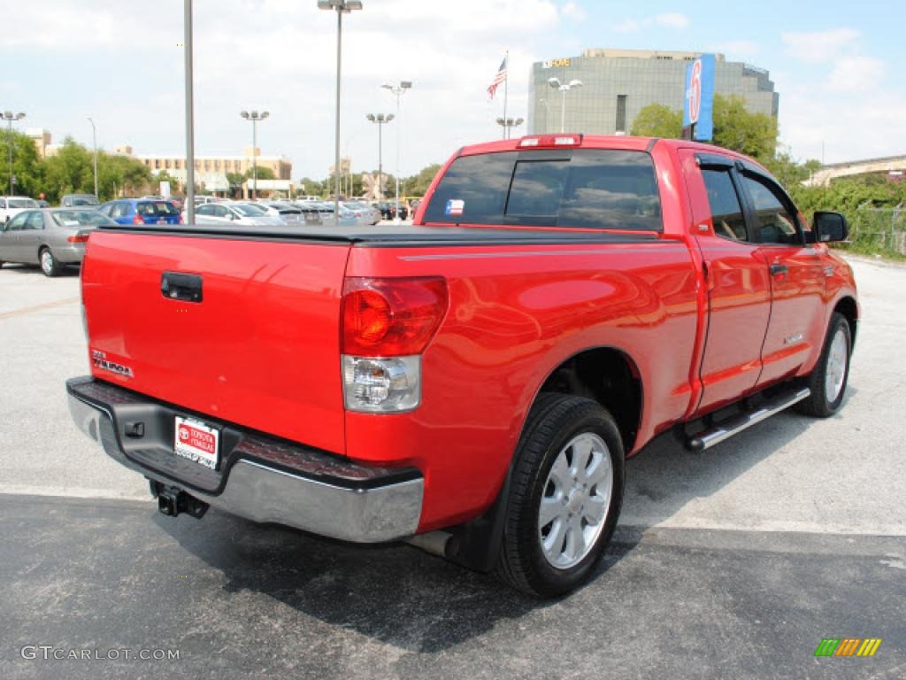 2009 Tundra SR5 Double Cab - Radiant Red / Graphite Gray photo #5