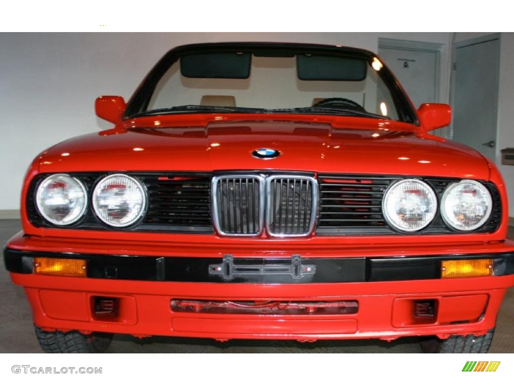 1992 3 Series 318i Convertible - Brilliant Red / Tan photo #30