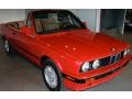 1992 Brilliant Red BMW 3 Series 318i Convertible  photo #32
