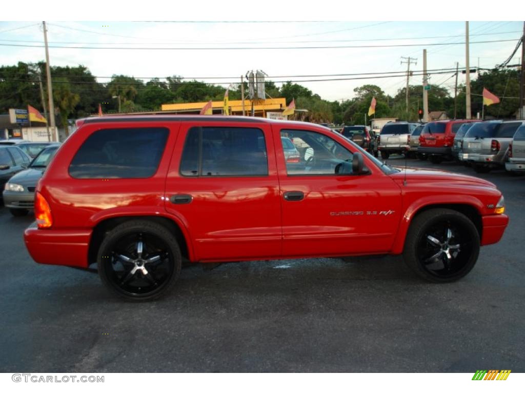 2000 Durango R/T 4x4 - Flame Red / Mist Gray photo #8