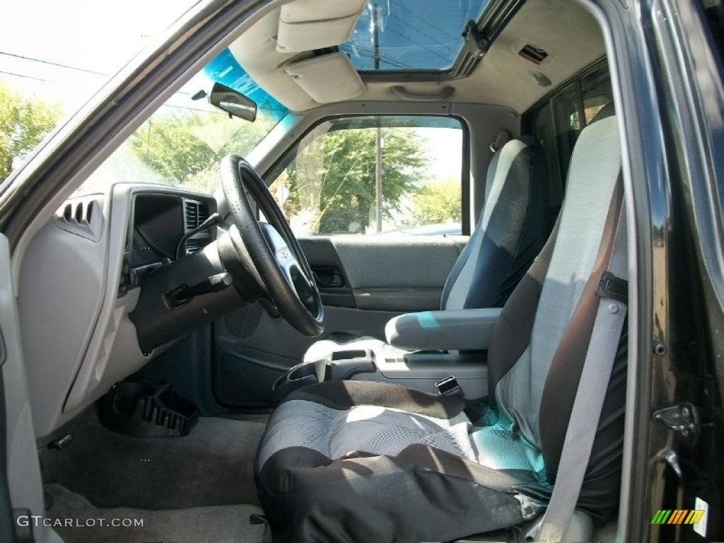 1993 Ranger XL Regular Cab - Raven Black / Grey photo #7