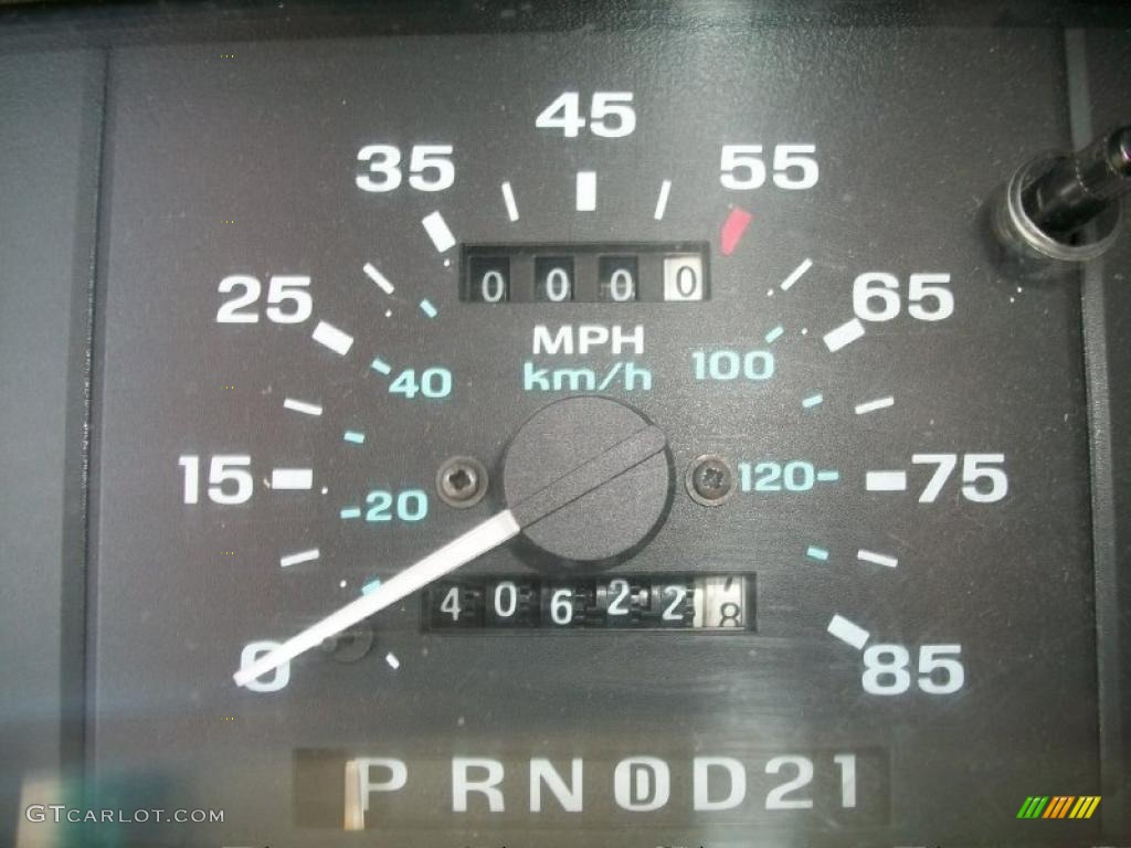 1993 Ranger XL Regular Cab - Raven Black / Grey photo #10