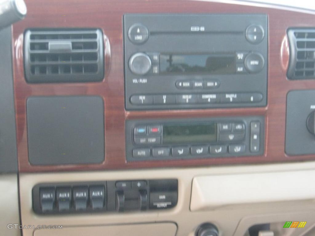 2006 F350 Super Duty Lariat Crew Cab Dually - Red Clearcoat / Tan photo #9