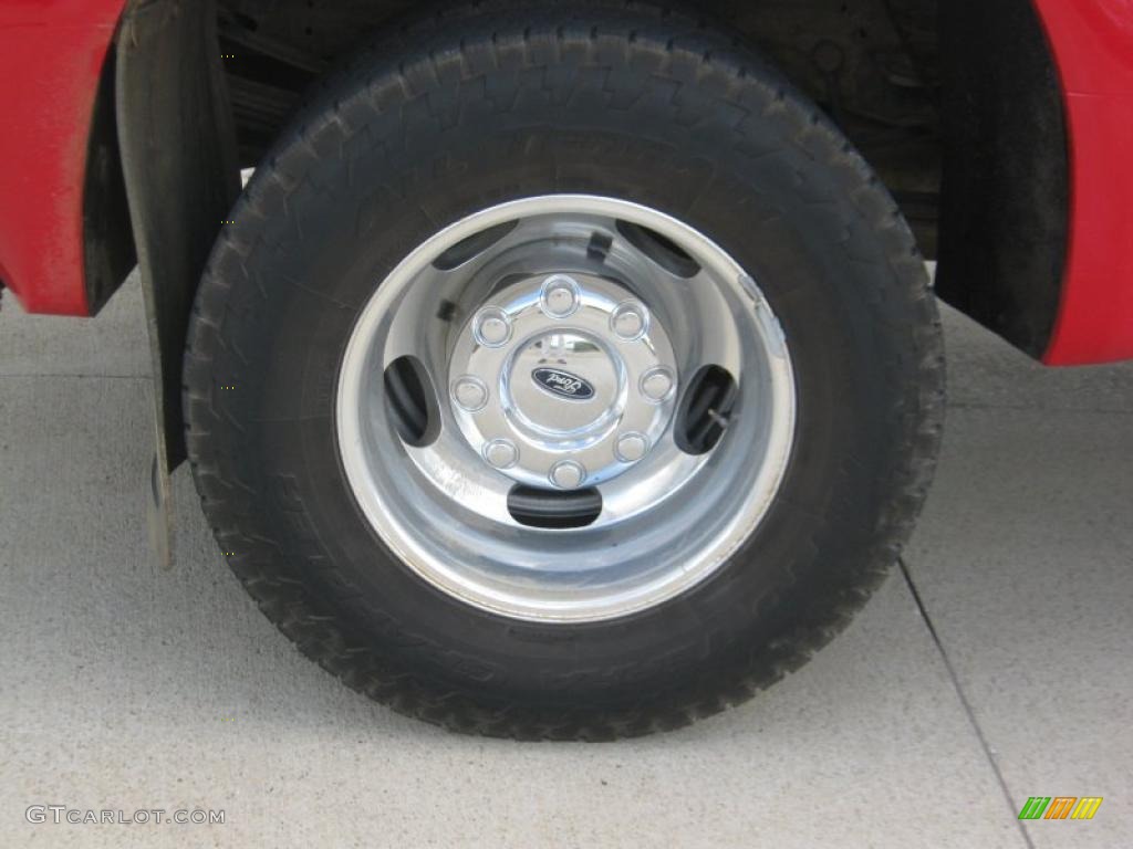 2006 F350 Super Duty Lariat Crew Cab Dually - Red Clearcoat / Tan photo #17