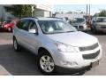 2010 Silver Ice Metallic Chevrolet Traverse LT AWD  photo #3