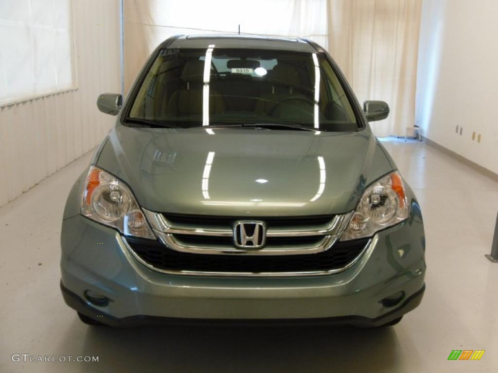 2010 CR-V EX-L - Opal Sage Metallic / Ivory photo #6