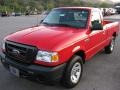 2011 Torch Red Ford Ranger XL Regular Cab  photo #2