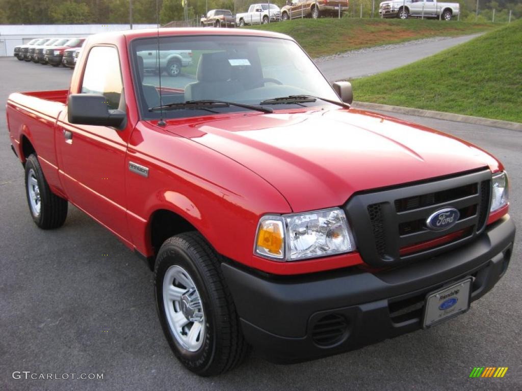 2011 Ranger XL Regular Cab - Torch Red / Medium Dark Flint photo #4