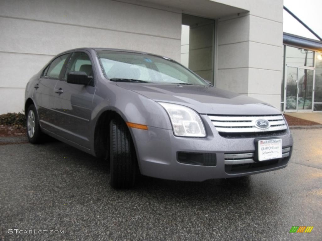 2007 Fusion S - Tungsten Grey Metallic / Light Stone photo #2