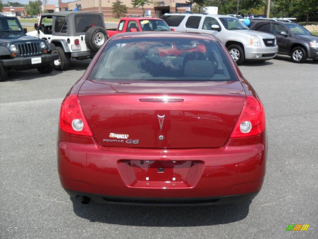 2010 G6 Sedan - Performance Red Metallic / Ebony photo #3