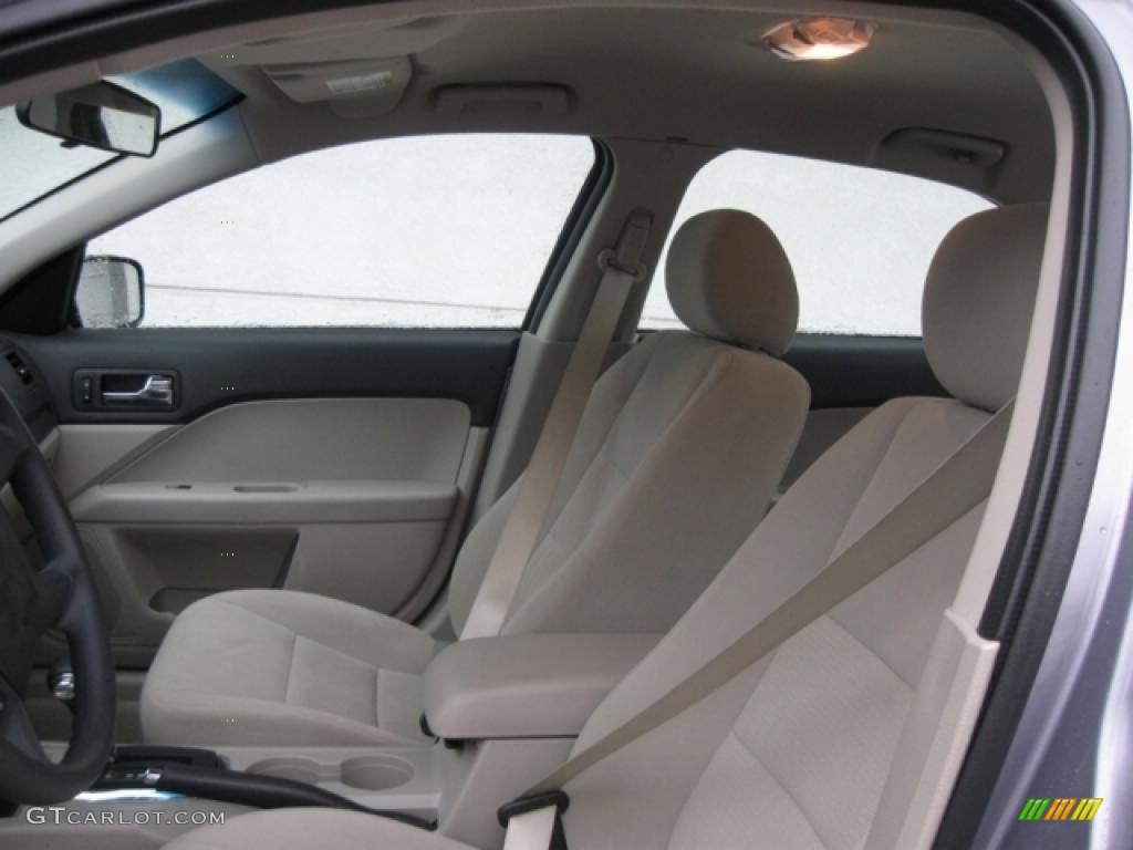 2007 Fusion S - Tungsten Grey Metallic / Light Stone photo #5