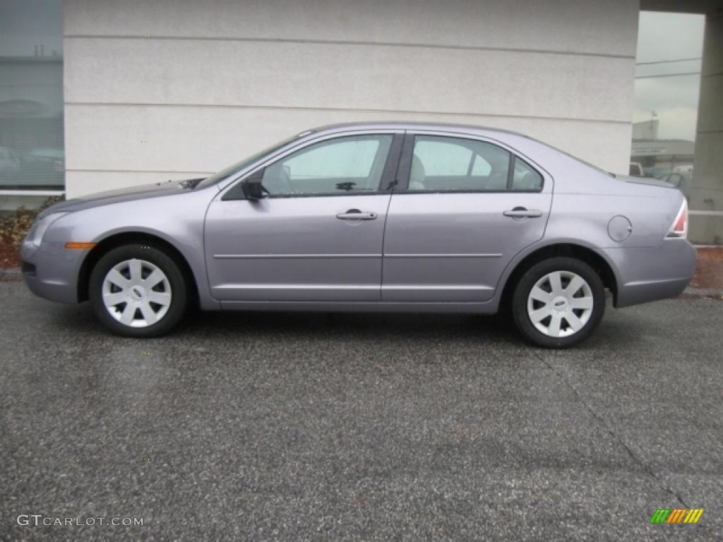 2007 Fusion S - Tungsten Grey Metallic / Light Stone photo #7