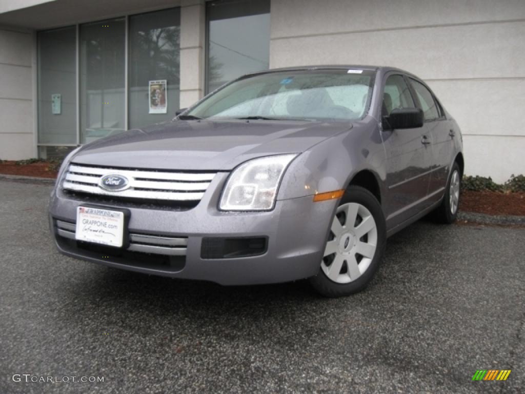 2007 Fusion S - Tungsten Grey Metallic / Light Stone photo #10