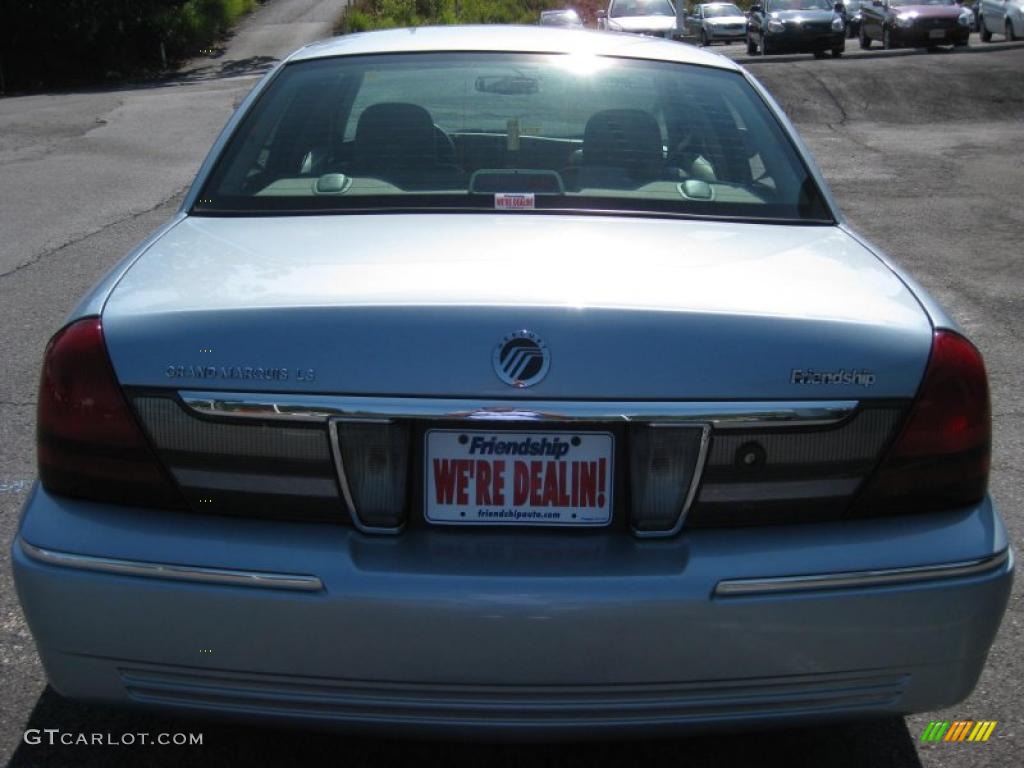 2009 Grand Marquis LS - Light Ice Blue Metallic / Medium Light Stone photo #7