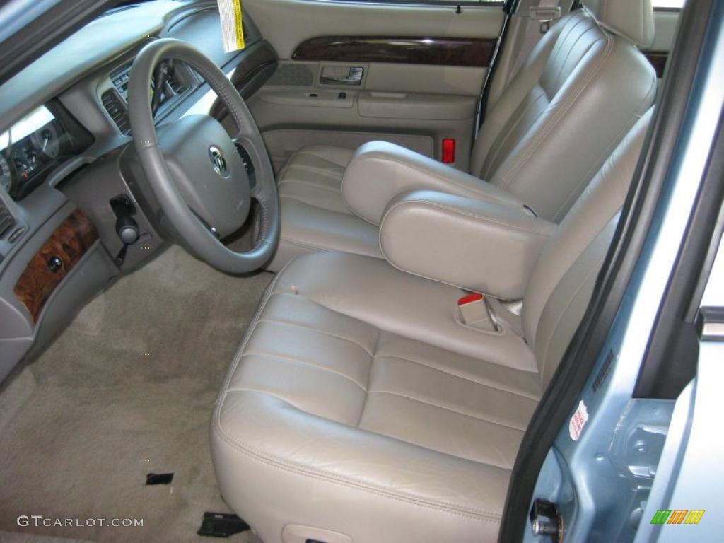 2009 Grand Marquis LS - Light Ice Blue Metallic / Medium Light Stone photo #15