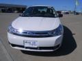 2011 White Suede Ford Focus SE Sedan  photo #7