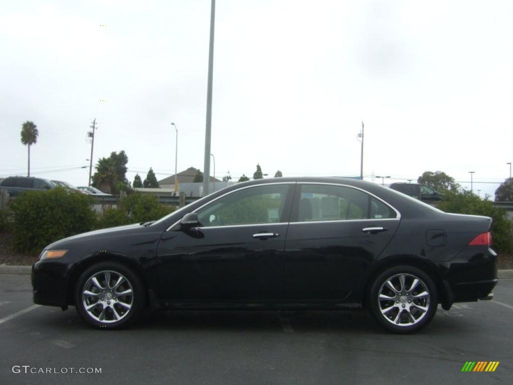 2008 TSX Sedan - Nighthawk Black Pearl / Ebony photo #3