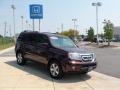 2010 Dark Cherry Pearl Honda Pilot EX-L  photo #3