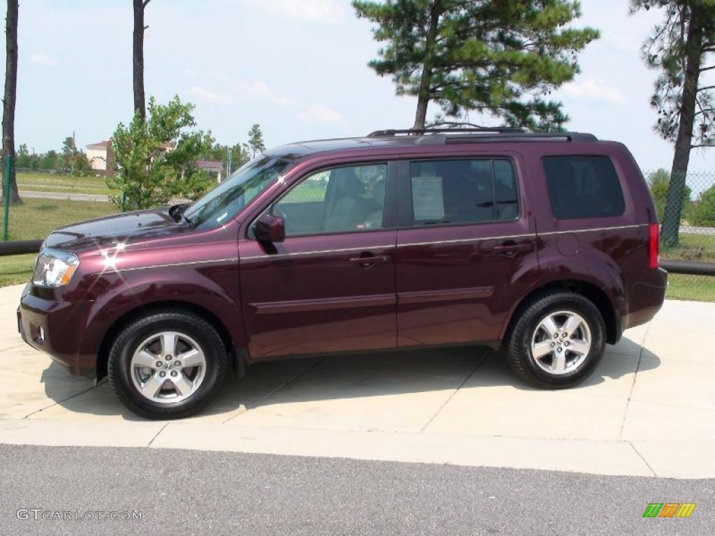 Dark Cherry Pearl 2010 Honda Pilot EX-L Exterior Photo #36759457