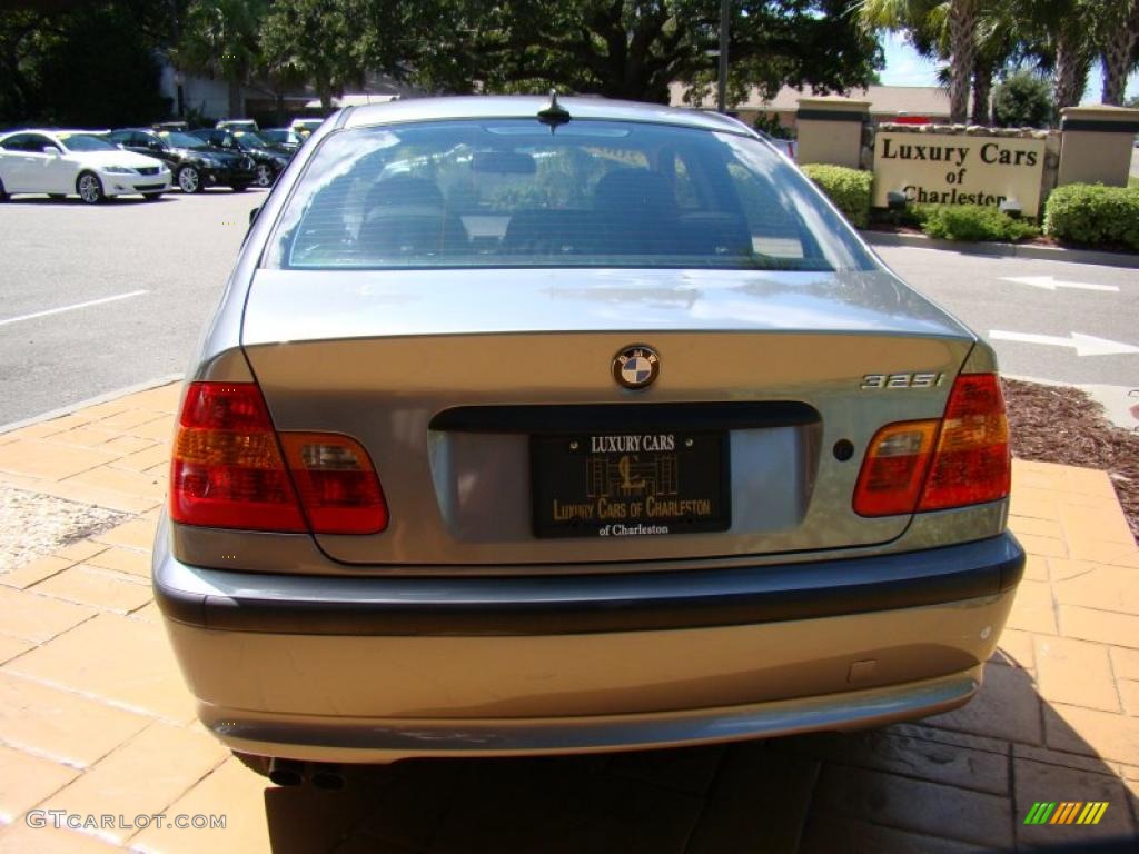 2004 3 Series 325i Sedan - Silver Grey Metallic / Black photo #7