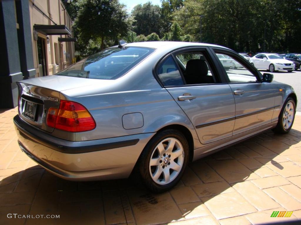 2004 3 Series 325i Sedan - Silver Grey Metallic / Black photo #8